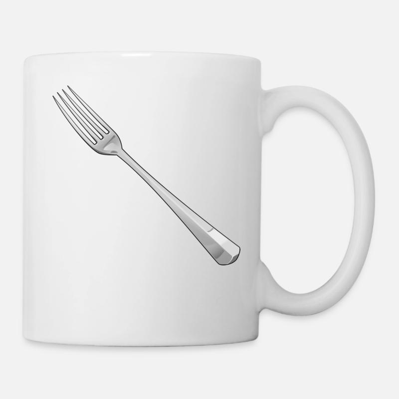 fork - Mug - white