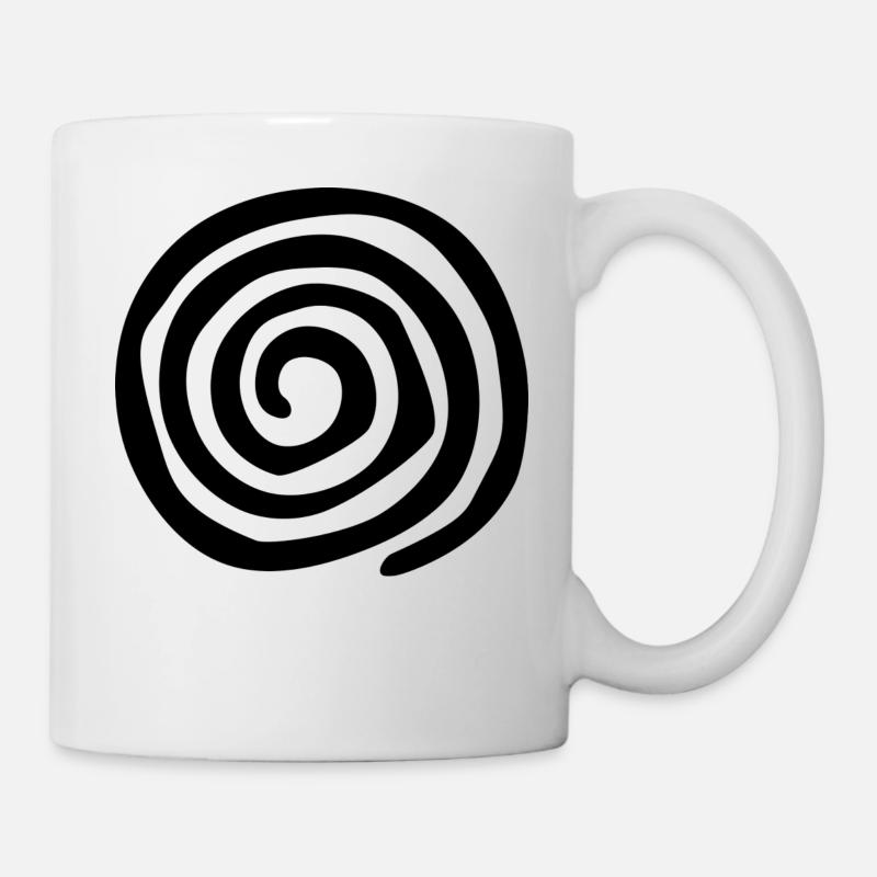 Spirale - Tasse - Weiß