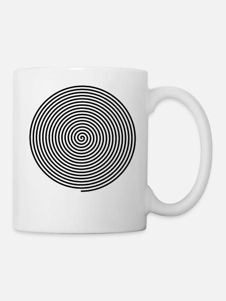 spirale hypnose - Mug blanc - blanc