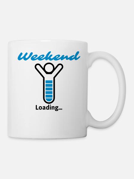 Weekend Loading ... - Mug - white