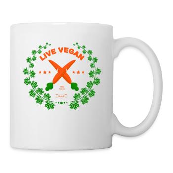 Life Vegan 100% Nature - Mug - white - Right