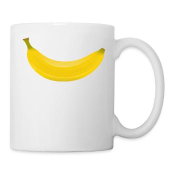 Banane - Tasse - Weiß - Rechts