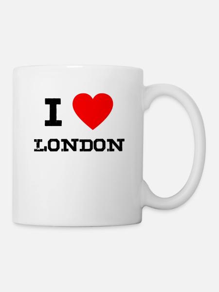 i love London - Tasse - Weiß