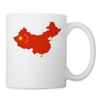 Chinese Flag T-Shirt China Gift - Mug - white - Right