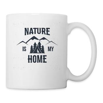 La nature est ma maison - Mug blanc - blanc - Droite