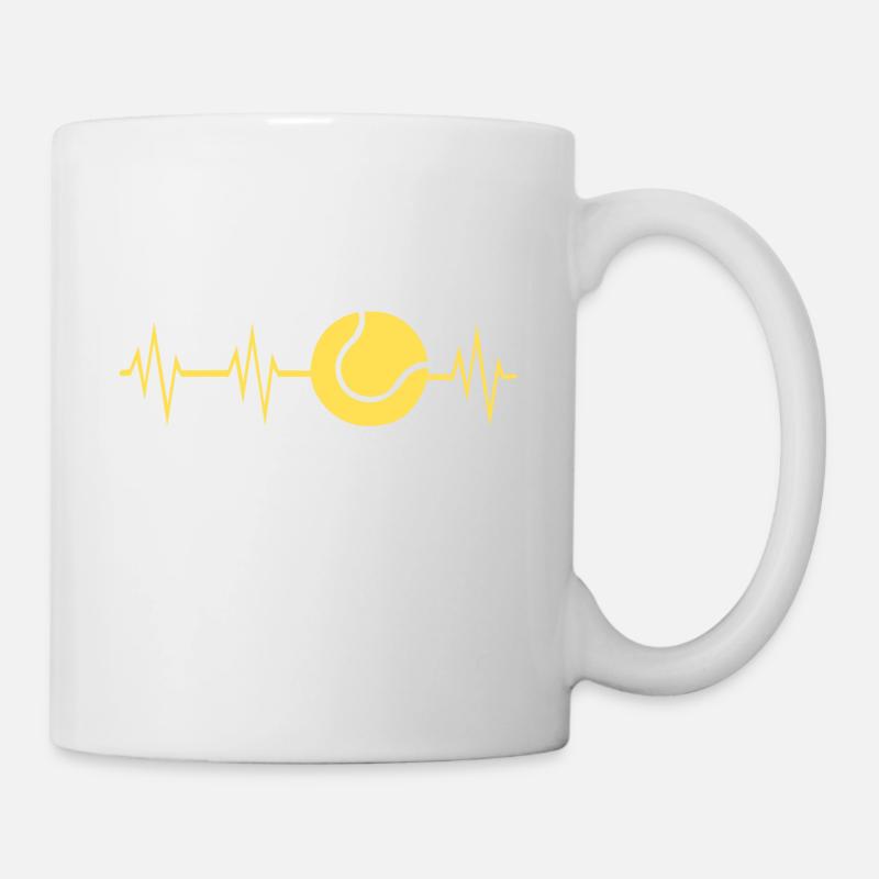 Tennis pulse - Mug - white