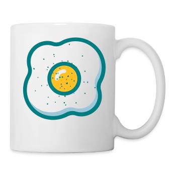 Spiegelei - Tasse - Weiß - Rechts
