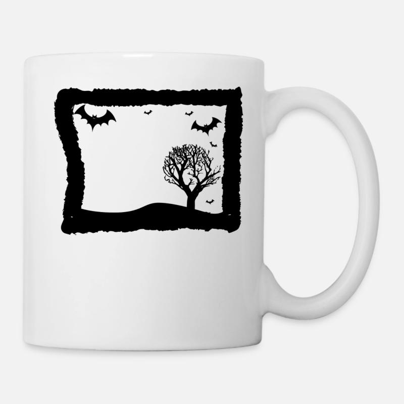 Fledermäuse - Tasse - Weiß