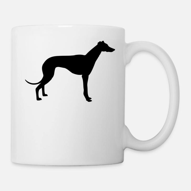 Windhund - Tasse - Weiß