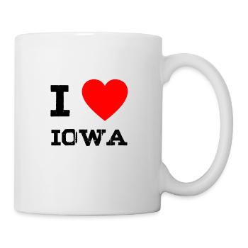i love IOWA - Tasse - Weiß - Rechts