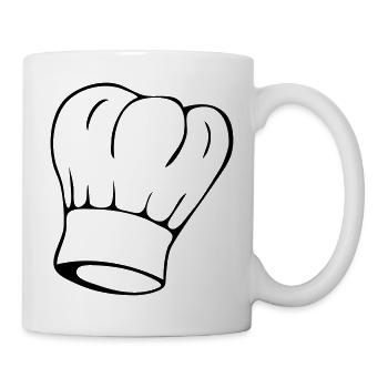 Kochmütze - Tasse - Weiß - Rechts