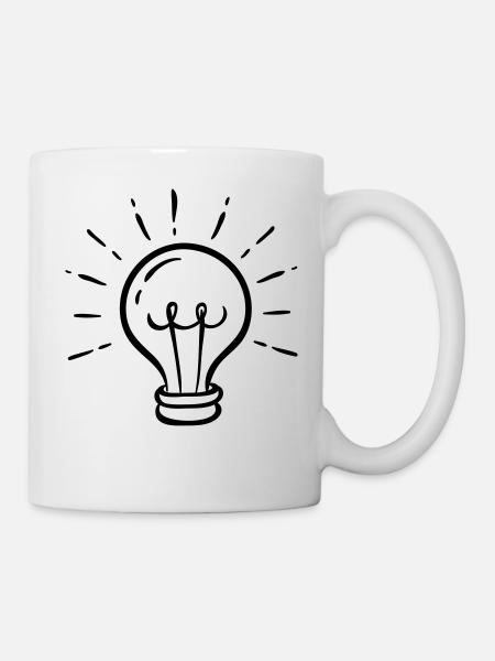 Je suis une nouvelle idée! - Mug blanc - blanc