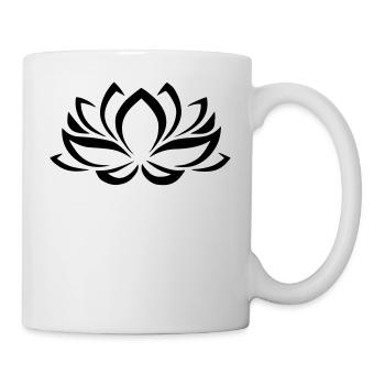 Lotus Blume Pflanze Exotisch Idee Geschenk Natur - Mug - white - Right