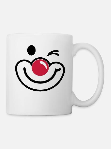 clown - Mug blanc - blanc