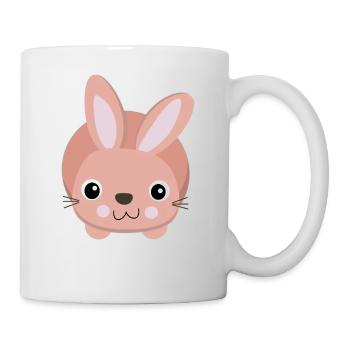 süßes rosa Häschen - Mug - white - Right