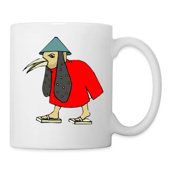 Asian birdman cartoon asian funny gift - Mug - white - Right