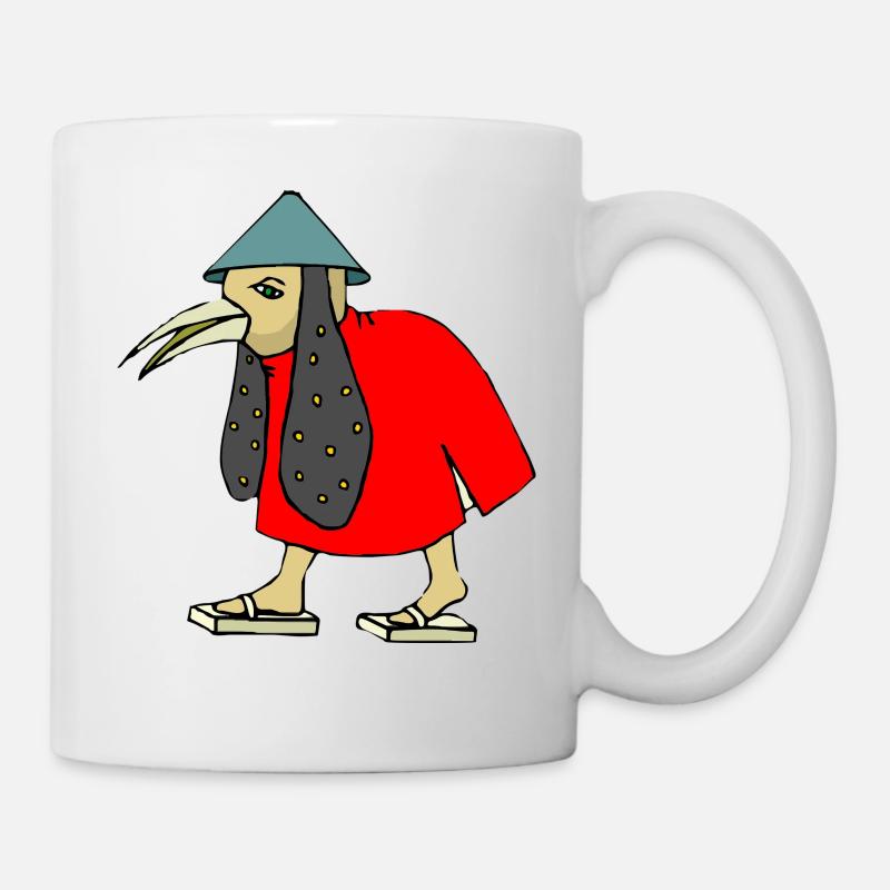Asian Birdman Comic asiatisch lustig Geschenk - Tasse - Weiß