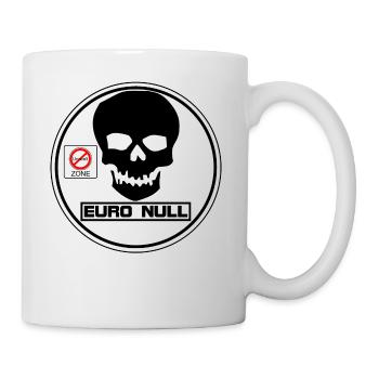 Euro Null Umweltzone Umweltplakette Feinstaub Zone - Tasse - Weiß - Rechts