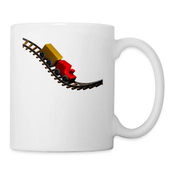 Toy train - Mug - white - Right