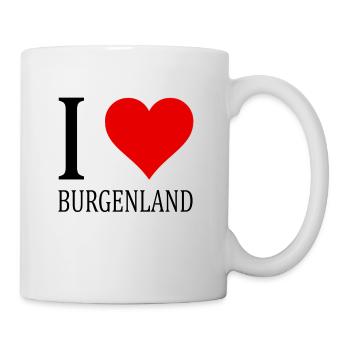 I love Burgenland! - Mug - white - Right