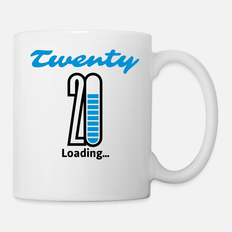 Vingt Chargement ... - Mug blanc - blanc