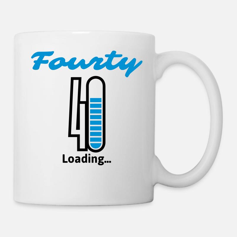 Fourty Loading ... - Mug - white