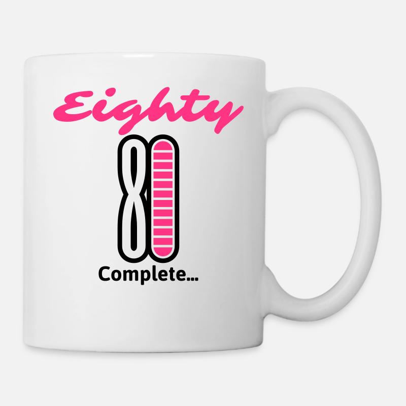Eighty Complete... - Tasse - Weiß