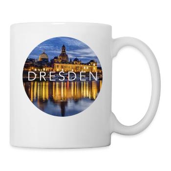 Dresden - Tasse - Weiß - Rechts