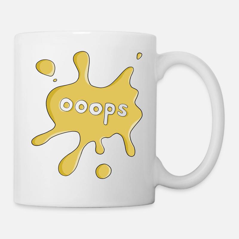 place ooops - Mug blanc - blanc