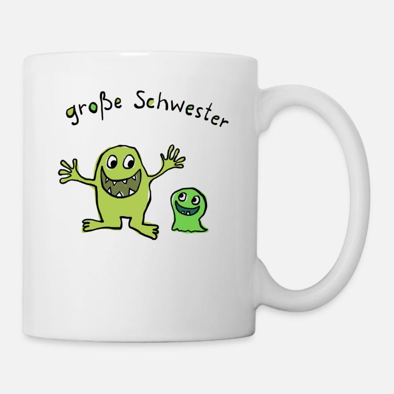 Große Schwester - Tasse - Weiß