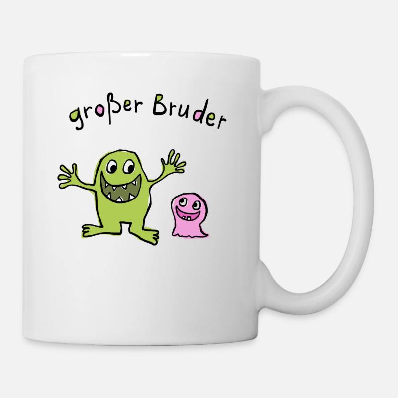 Großer Bruder - Tasse - Weiß
