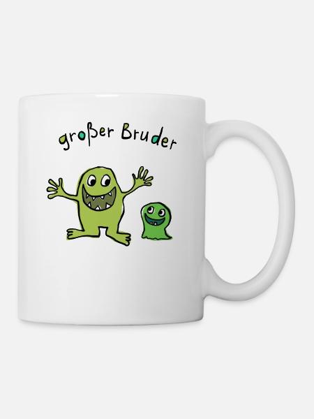 Großer Bruder - Tasse - Weiß