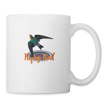 oiseau volant - Mug blanc - blanc - Droite