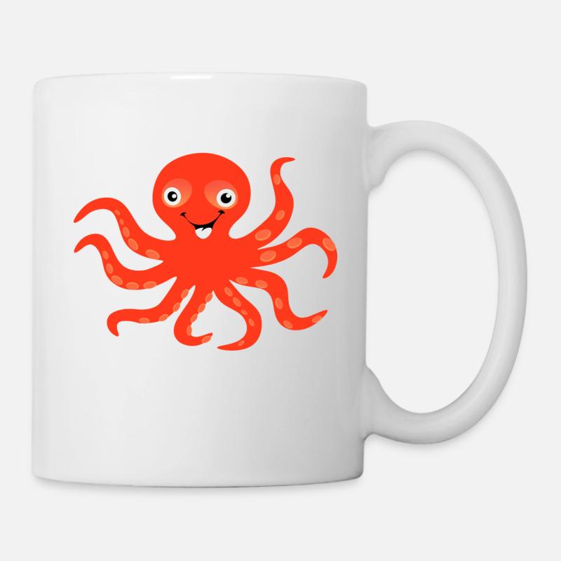 Kraken - Tasse - Weiß