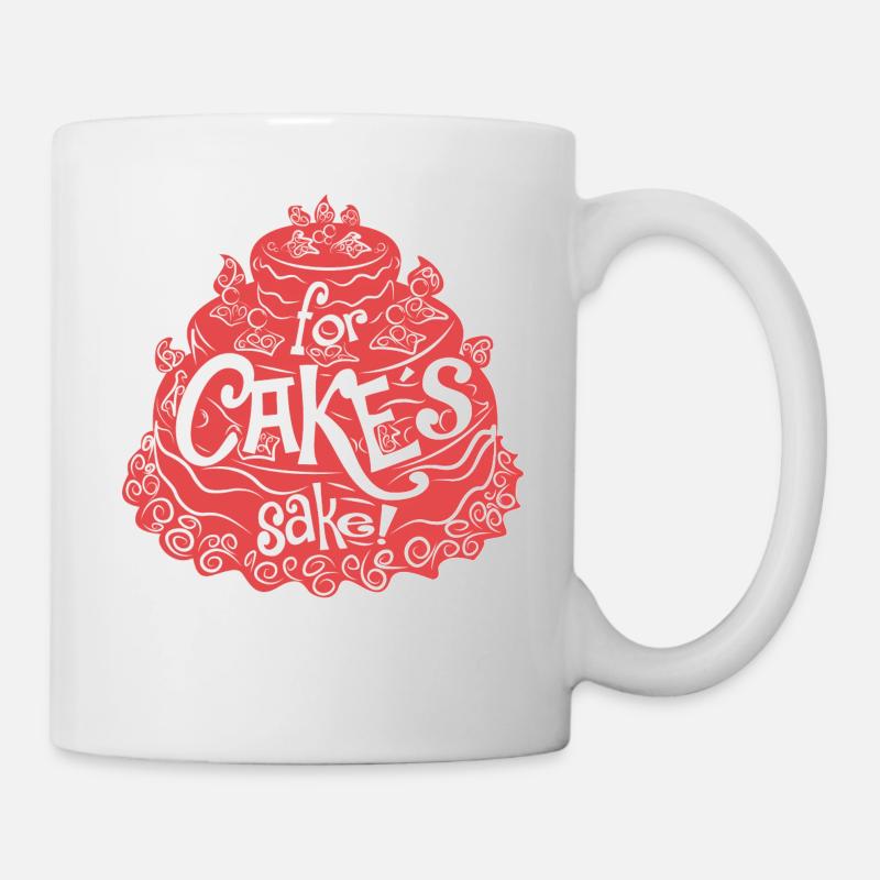 Pour les gâteaux Sake - Mug blanc - blanc