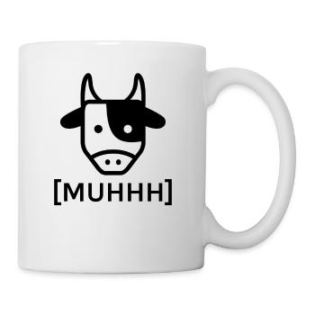 MUHHH Kuh - Tasse - Weiß - Rechts