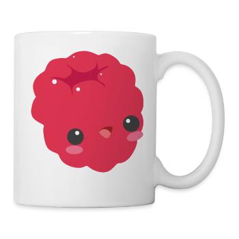 framboise douce - Mug blanc - blanc - Droite