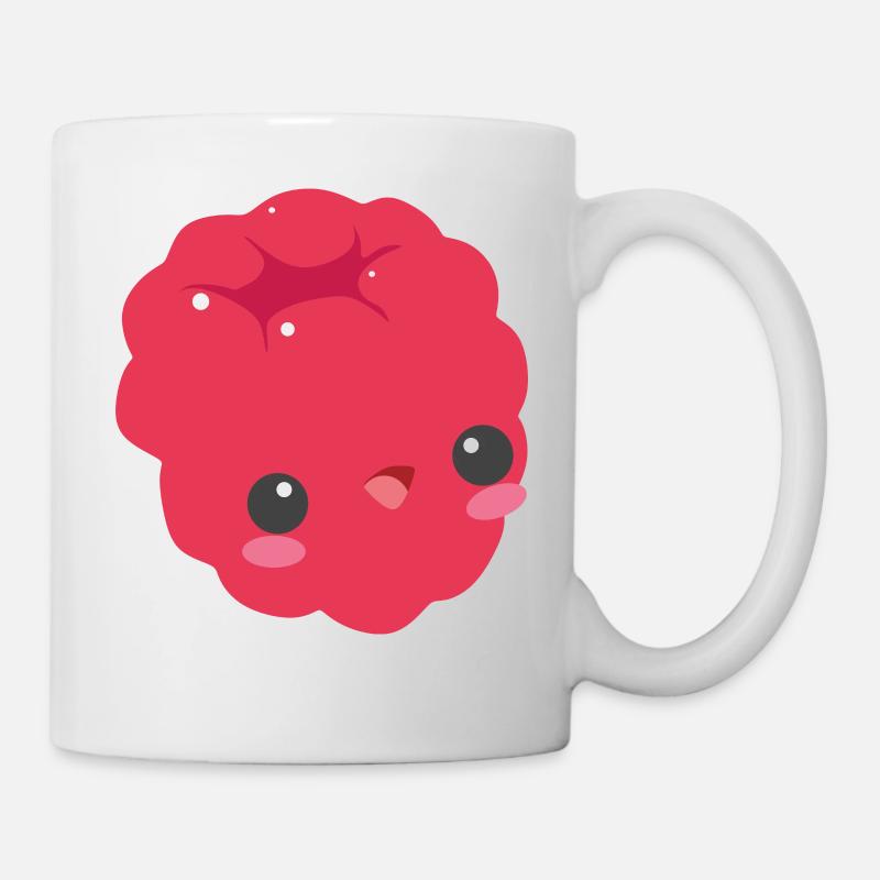 süße Himbeere - Tasse - Weiß