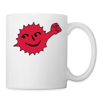 Atomkraft Faust dagegen Geschenkidee Nein Symbol - Mug - white - Right