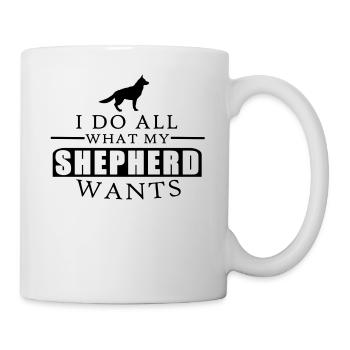 Shirt de berger allemand - Mug blanc - blanc - Droite