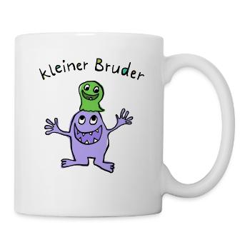 Kleiner Bruder - Tasse - Weiß - Rechts