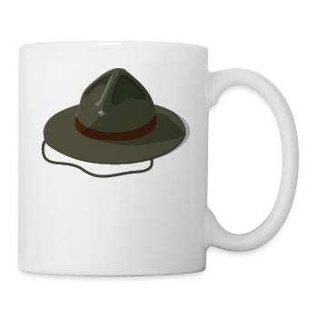 Ranger Hat Ward sauvage Afrique cadeau overseer - Mug blanc - blanc - Droite