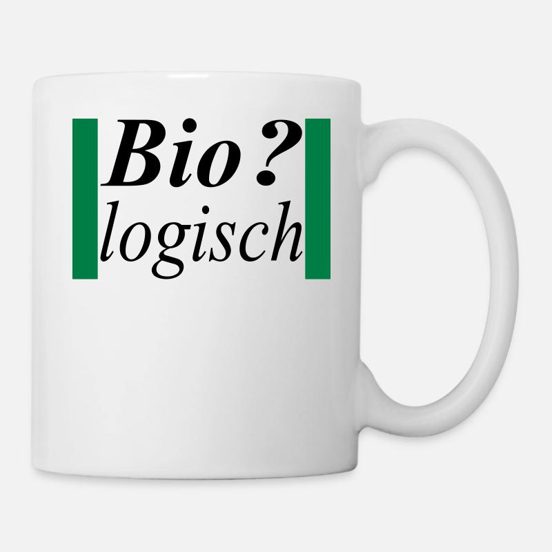 biologisch / Alles Bio - Tasse - Weiß