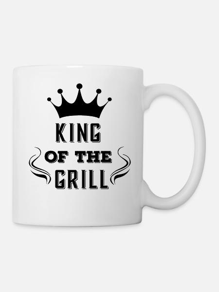 King of the grill - Mug - white
