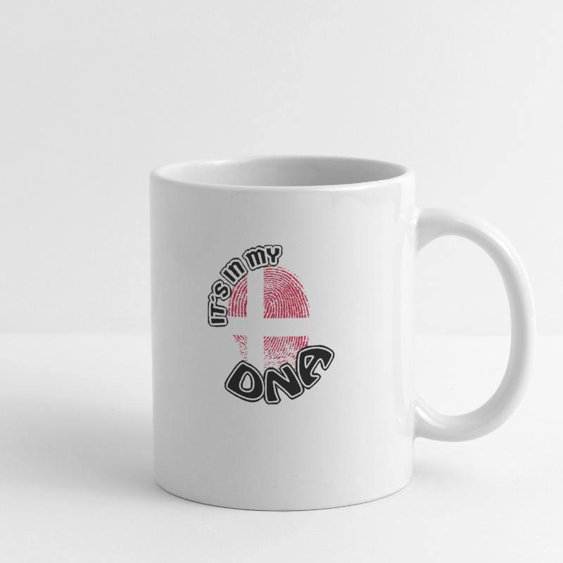 Geschenk Its in my dna dns roots Daenemark Tasse