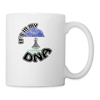 Geschenk Its in my dna dns roots Lesotho - Tasse - Weiß - Rechts