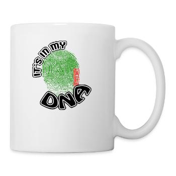 Geschenk Its in my dna dns roots Sambia - Tasse - Weiß - Rechts