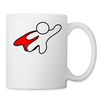 Superhero Comic Cartoon - Perfect Gift Idea - Mug - white - Right