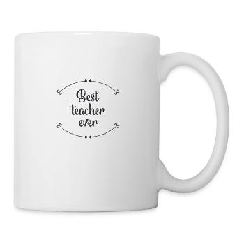 Best teacher ever - Mug - white - Right