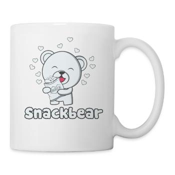 Snack bear / snack bear with heart - Mug - white - Right